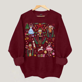 Vintage Christmas Nutcracker Holiday Sweatshirt
