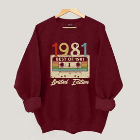 Audiotape And Letter Graphic Sweatshirt