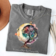 Freedom Dignity Tranquility Tree T-Shirt