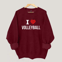 I love Volleyball Sweatshirt