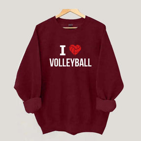 I love Volleyball Sweatshirt