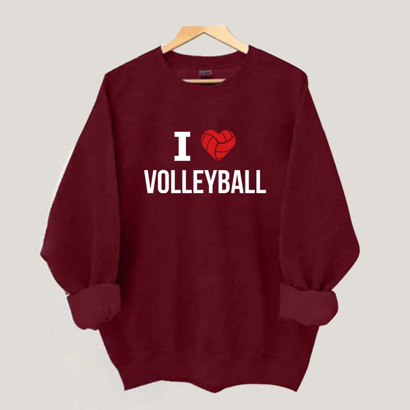 I love Volleyball Sweatshirt