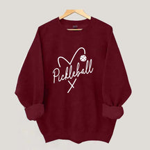 Pickleball Heart Sweatshirt