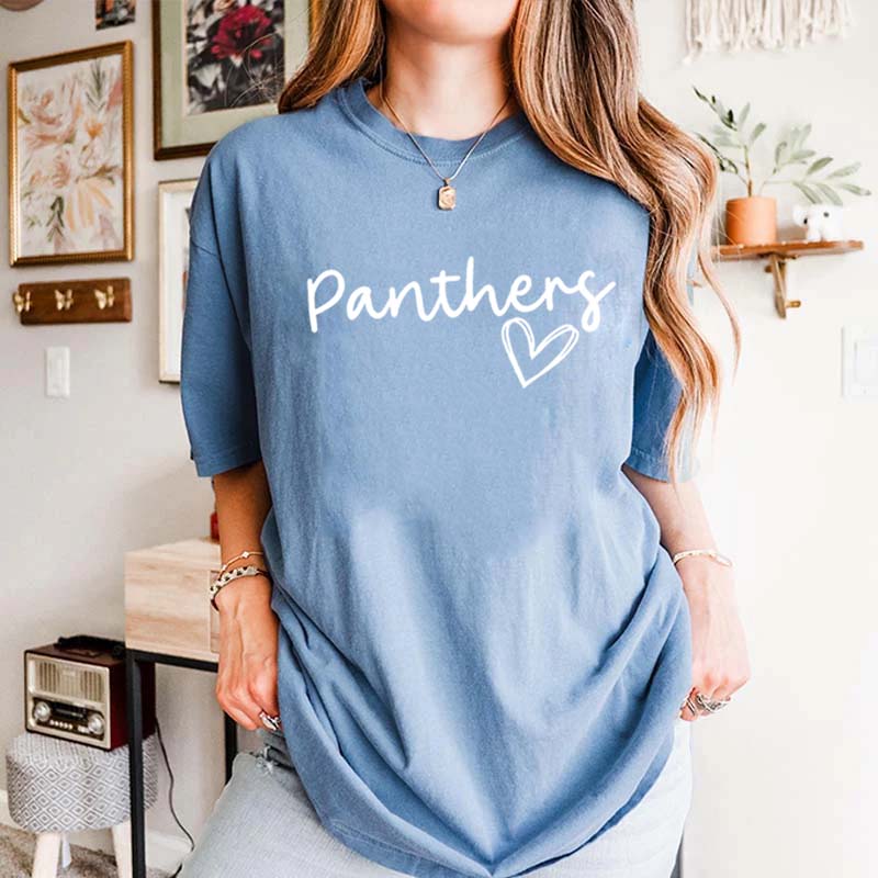 Custom Team Name with Heart T-Shirt