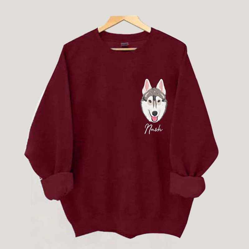 Custom Pet Portrait Sweatshirt