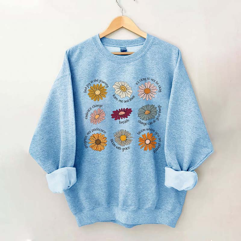 Flowers Bloom With Grace Sweatshirt