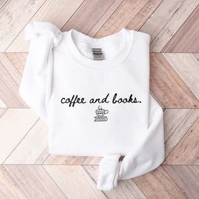 Coffee and Books Reading Sweatshirt