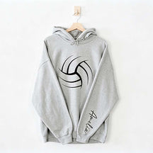 Personalized Volleyball Mom Name Hoodie