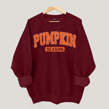 Retro Autumn Pumpkin Season Sweatshirt