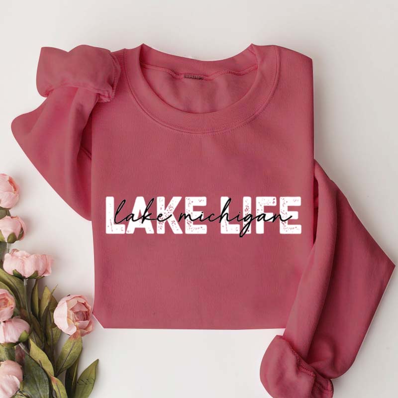 Personalized Lake Life Sweatshirt