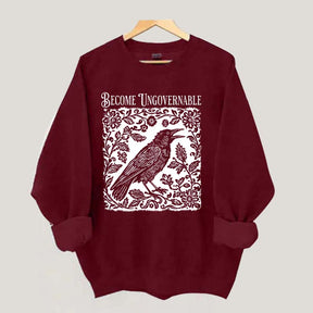 Become Ungovernable Folklore Crow Sweatshirt