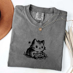 Gamer Cat Funny Gamer T-Shirt