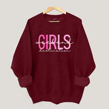 Girls Weekend Destination Trip Sweatshirt