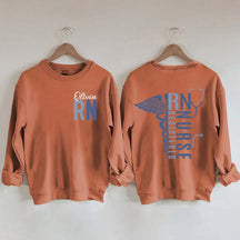 Personalized Registered Nurse Sweatshirt