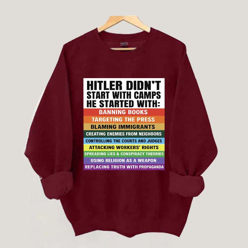 Anti Fascism Protest Sweatshirt