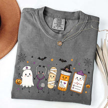 Halloween Nursing Doodle T-Shirt