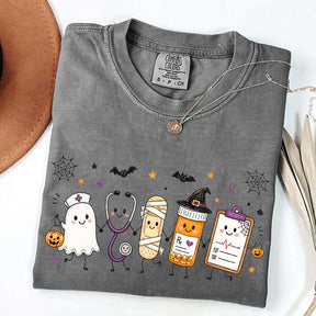 Halloween Nursing Doodle T-Shirt