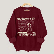 Funny Physics Science Cat Sweatshirt