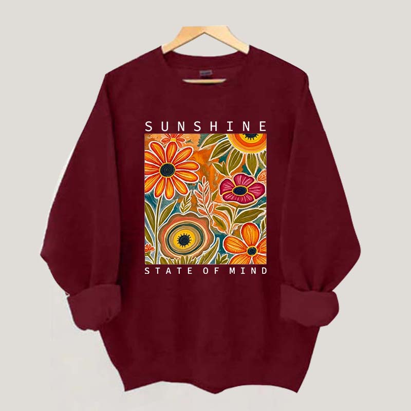 Retro Sunshine State Of Mind Sweatshirt