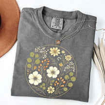 Wildflower Vintage Floral Ring T-Shirt