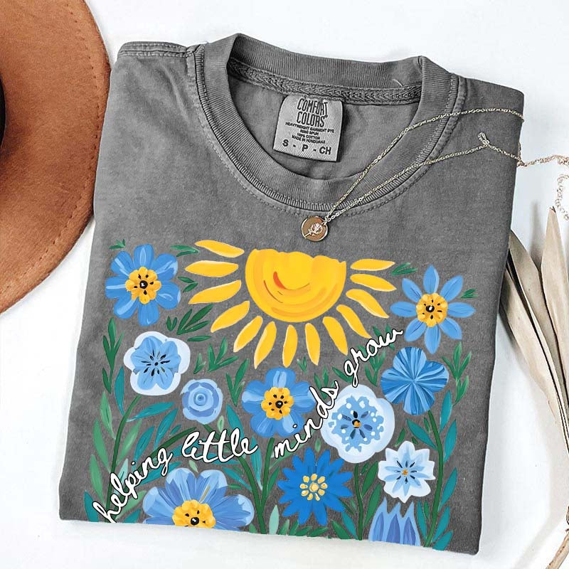 Helping Little Minds Grow Floral T-Shirt