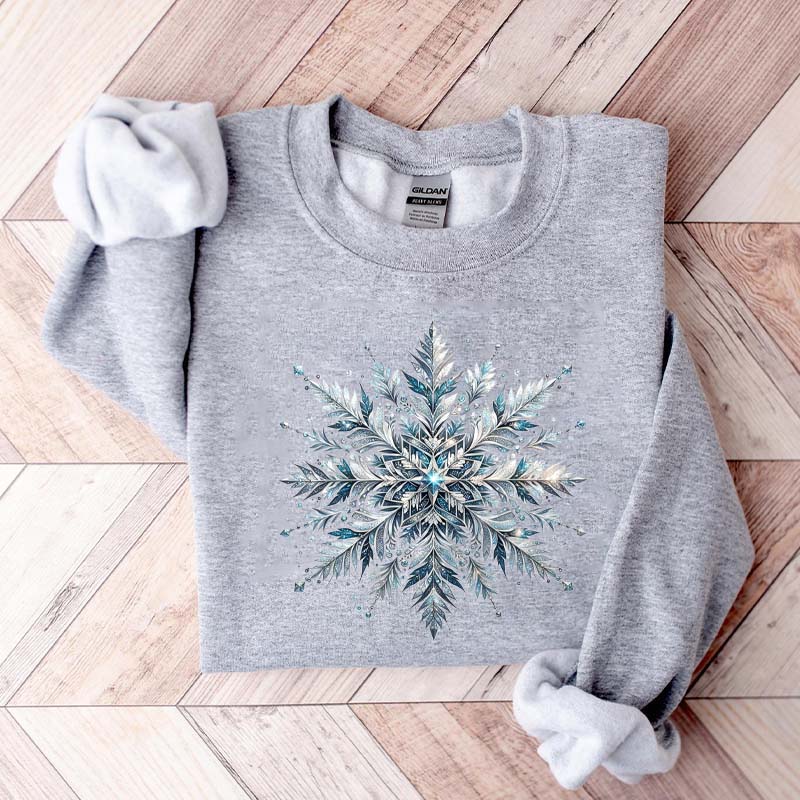 Snowflake Winter Christmas Sweatshirt