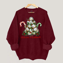 Volleyball Christmas Merry Xmas Sweatshirt