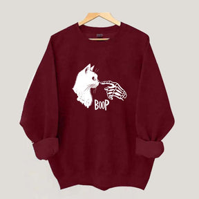 Cat Halloween Boop Sweatshirt