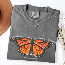 There Was Jesus Religious Butterfly T-Shirt