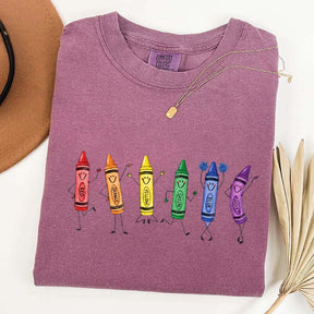 Funny Teacher Life Happy Doodle Back To School T-Shirt