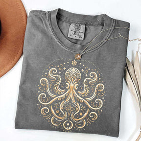 Comfort Colors Quiet Activism Mandala Ocean Lover T-Shirt