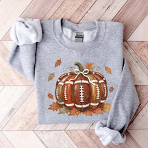 Fall Game Day Football Pumpkin Sweatshirt