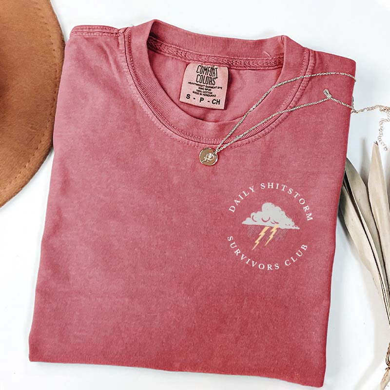 Daily Shitstorm Survivors Club  Mental Heath T-Shirt