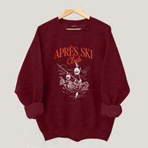 Retro Ski Lodge Sweatshirt