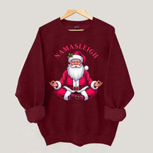Namasleigh Santa Sweatshirt
