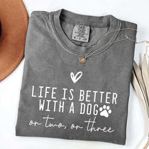 Minimalist Life Is Better With A Dog T-Shirt