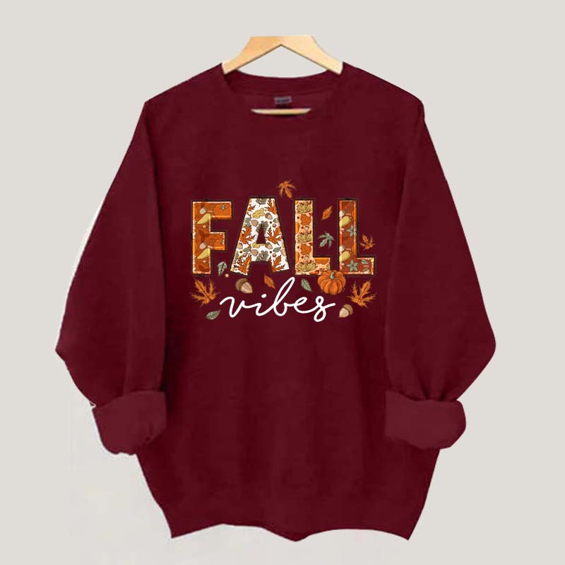 Pumpkin Fall Vibes Sweatshirt