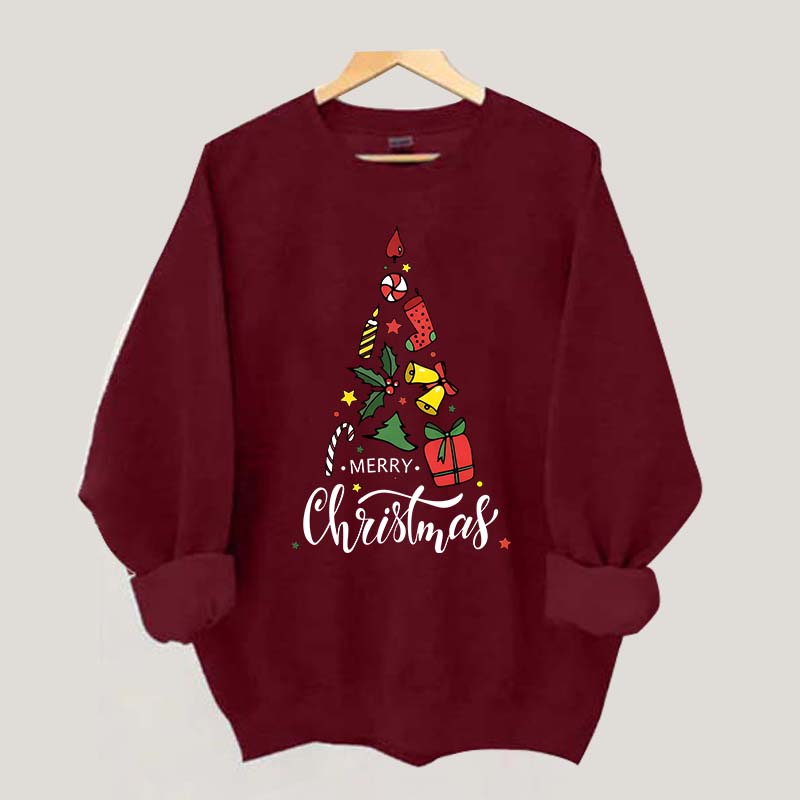 Merry Christmas Tree Gift Sweatshirt