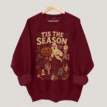 Tis' the Season Pumpkin Ghost Cute Sweatshirt