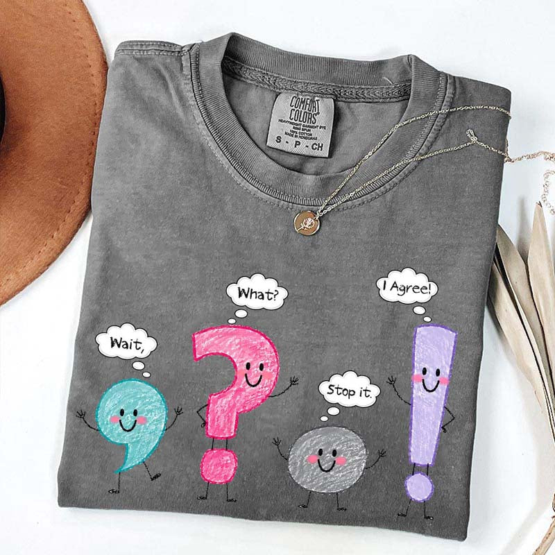 Punctuation English Teacher T-Shirt