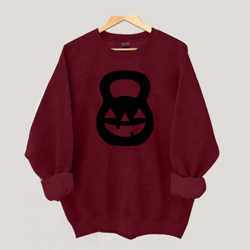 Kettlebell Pumpkin Sweatshirt
