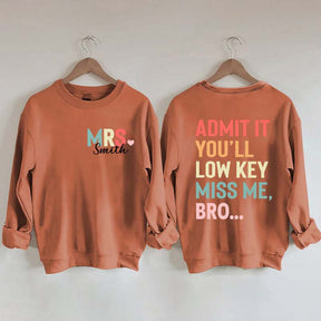 Personalized Funny Teacher Day Sweatshirt