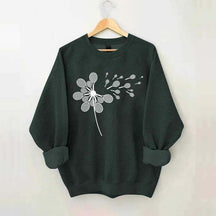 Dandelion Tennis Racket Minimalist Sweatshirt
