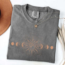 Celestial Comfort Colors Moon T-Shirt