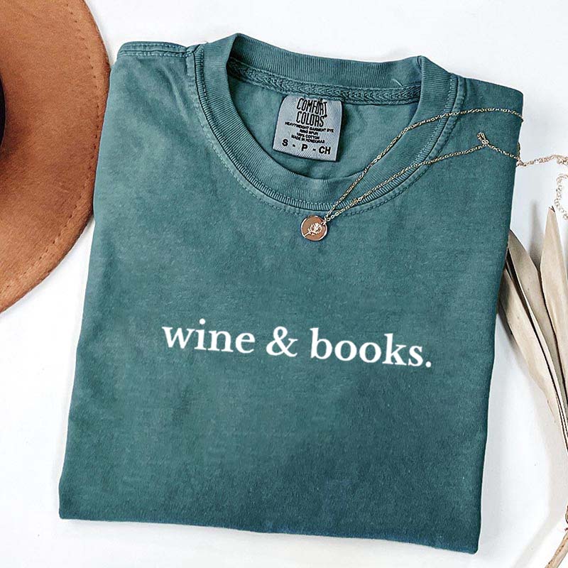 Wine & Books T-Shirt