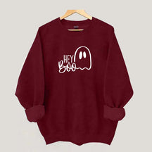 Cute Hey Boo Halloween Sweatshirt