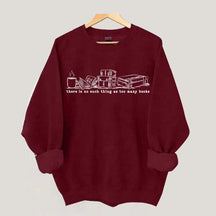 There Is No Such Thing As Too Many Books Coffee Lover Sweatshirt