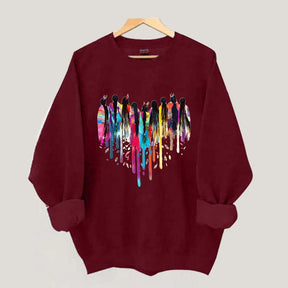 MMIW Feather Indigenous Pride Sweatshirt