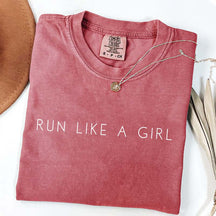 Marathon Run Like A Girl T-Shirt