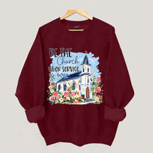 Be The Church Hand Drawn Religious Sweatshirt